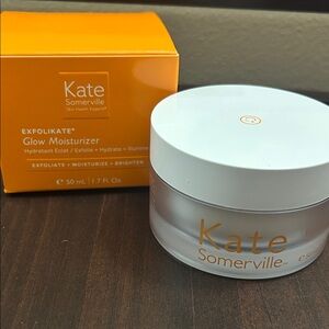 Kate Somerville ExfoliKate Glow Moisturizer in Orange and White